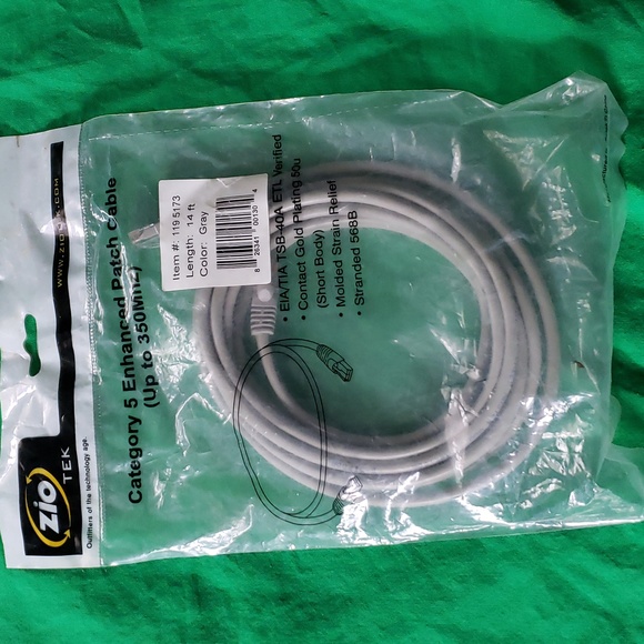 Bundle of Cat 5 Ethernet Patch Cables 5 (3ft) 3(6ft) 1(7ft) 1(14ft) - Picture 8 of 10